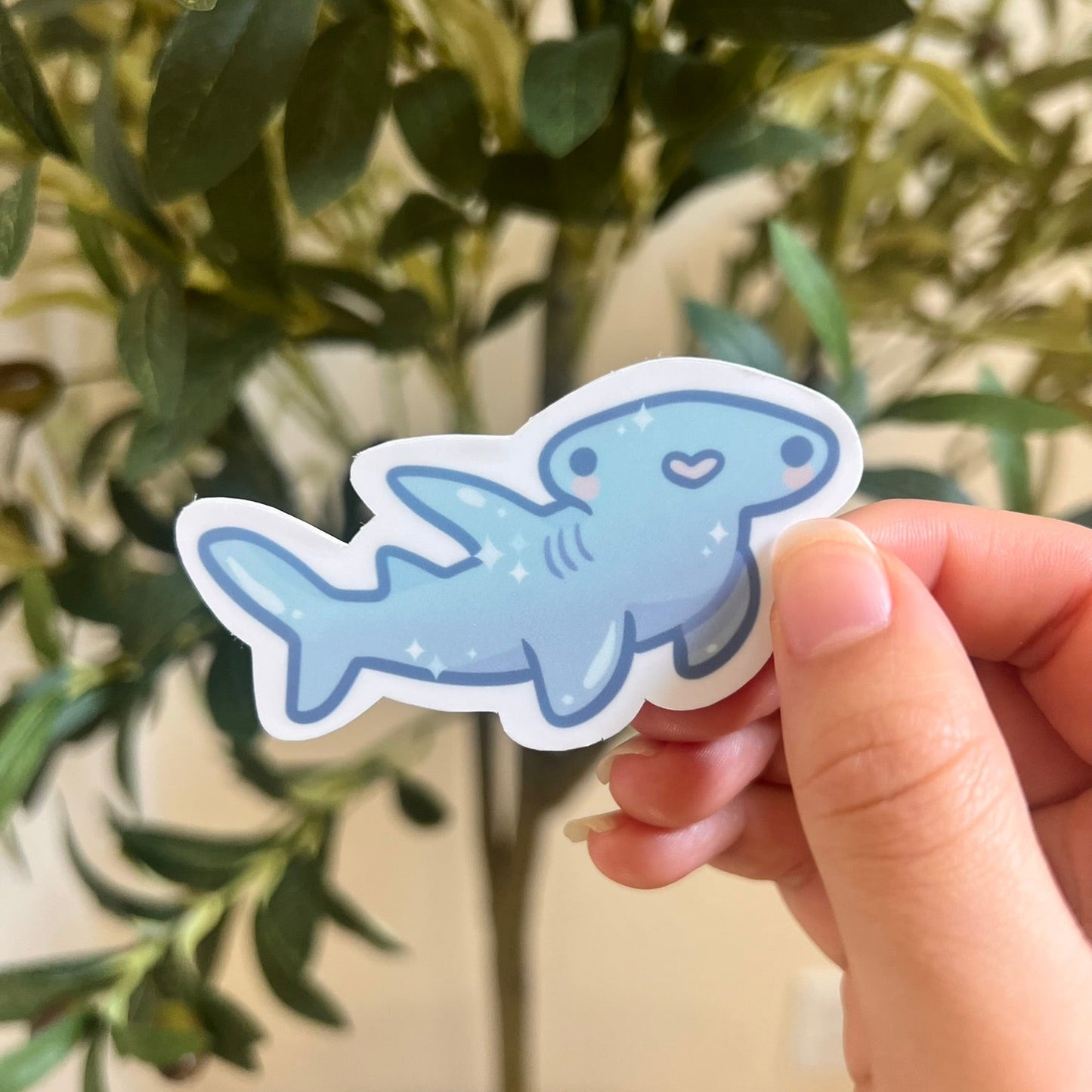 Starry Hammerhead Sticker